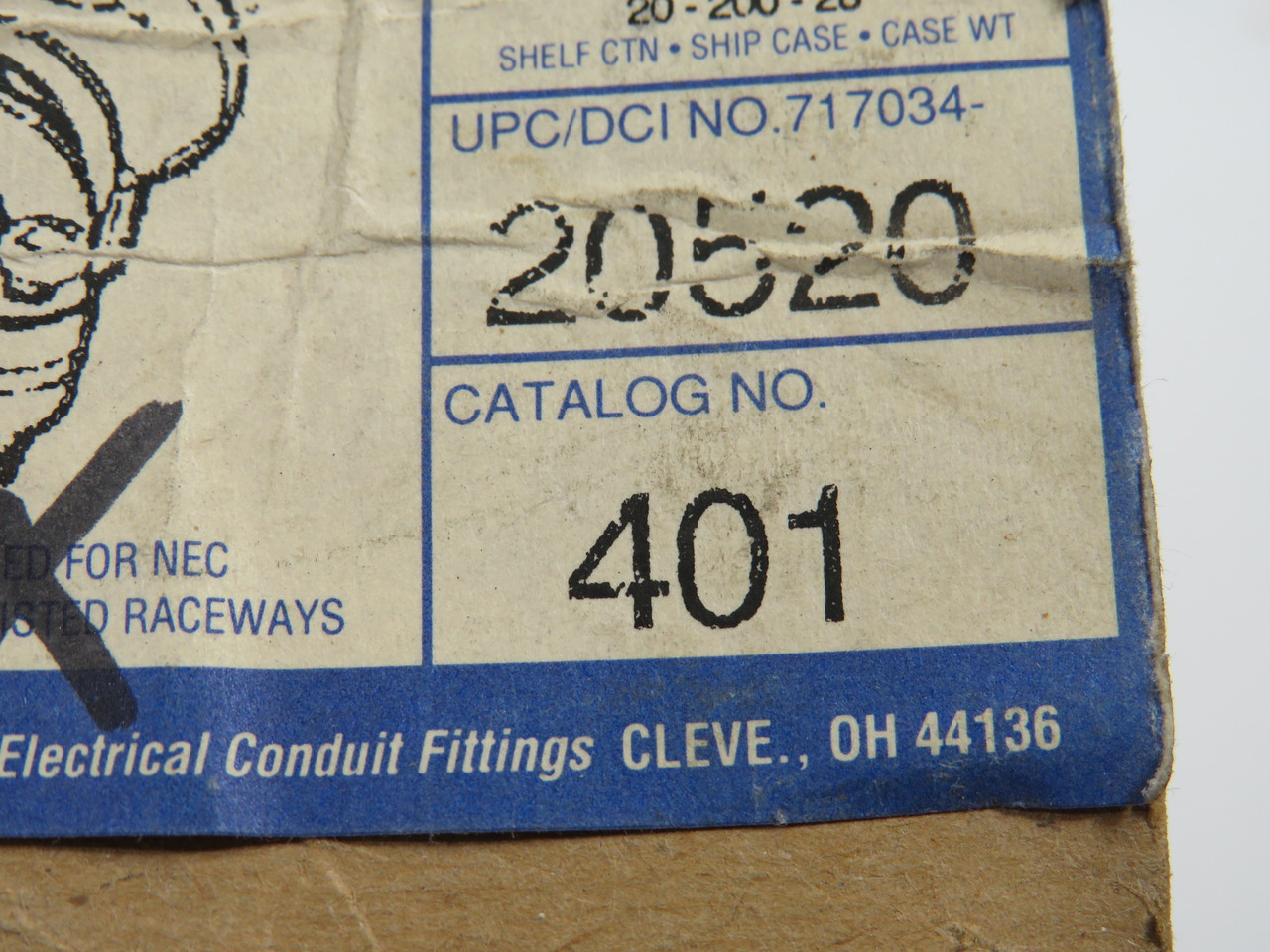 Elliott 401 EMT/Flexible Set Screw Coupling 3/4" Box of 8 *Damaged Box* NEW