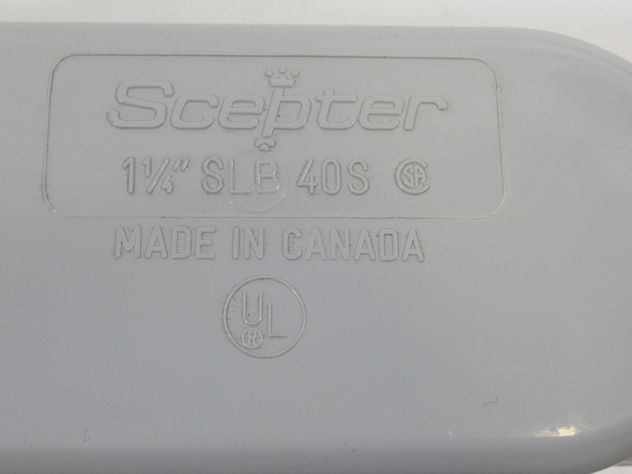 Scepter SLB40S Conduit Body 1-1/4" W/ Cover ! NOP !