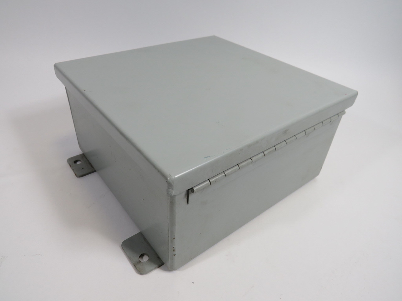 Hammond 1414PHH4 Steel Enclosure 8" x 8" x 4" SHELF WEAR ! NOP !