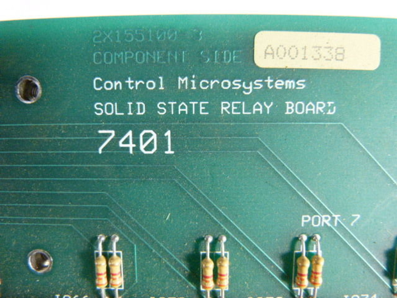 Control Microsystems 7401 Solid State Relay Board USED