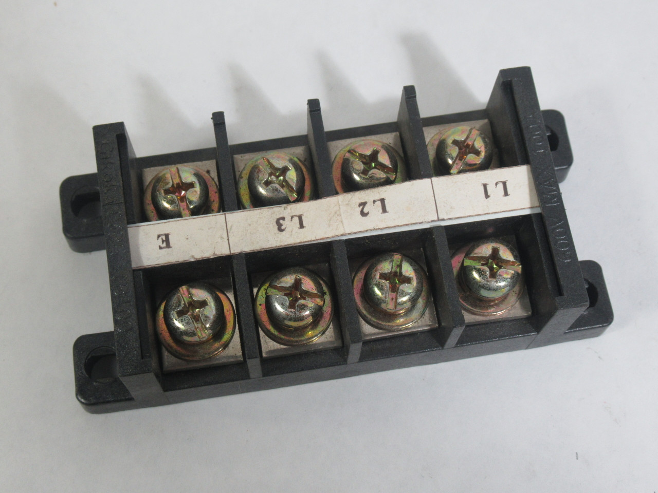 Gikoka TB100-4 Fixed Terminal Block 100A 600V 4Pole USED