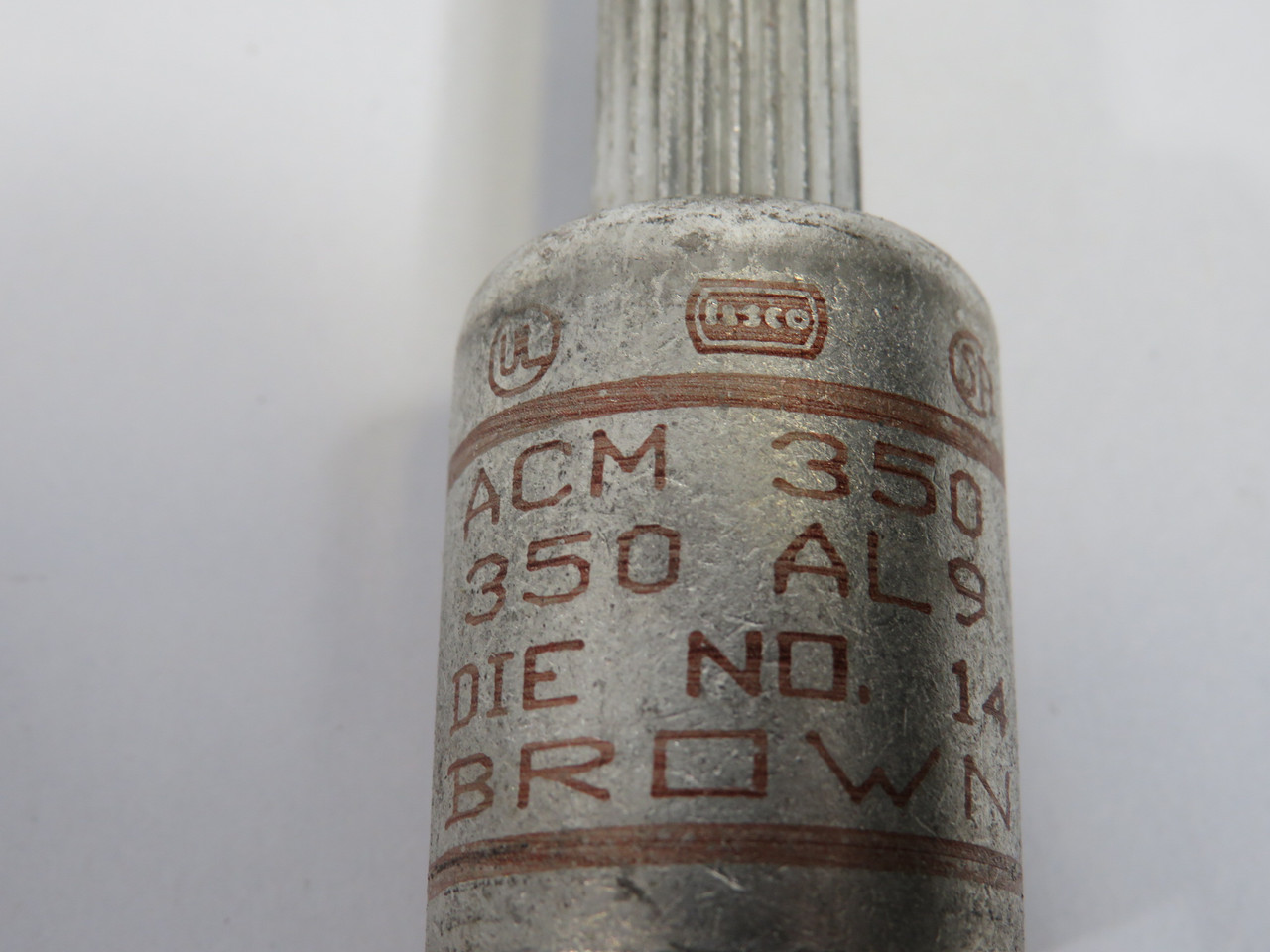 Ilsco ACM-350 Aluminum Pigtail Adapter 350kcmil C/W ACC-350 Cover BROWN NOP