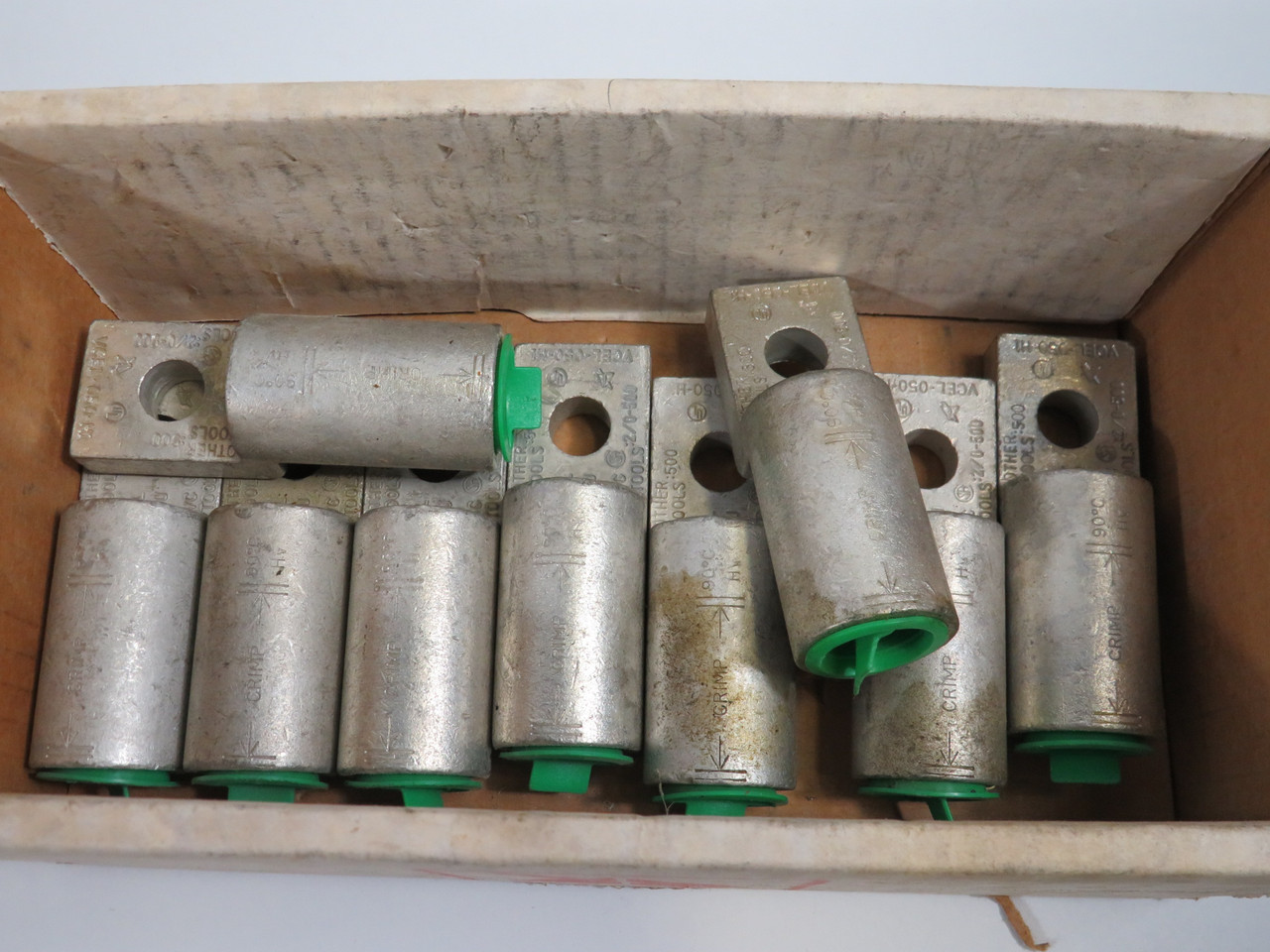 Anderson VCEL-050-12H1 Aluminum Compression Lug 500kcmil 1-Hole *Lot of 9* NEW