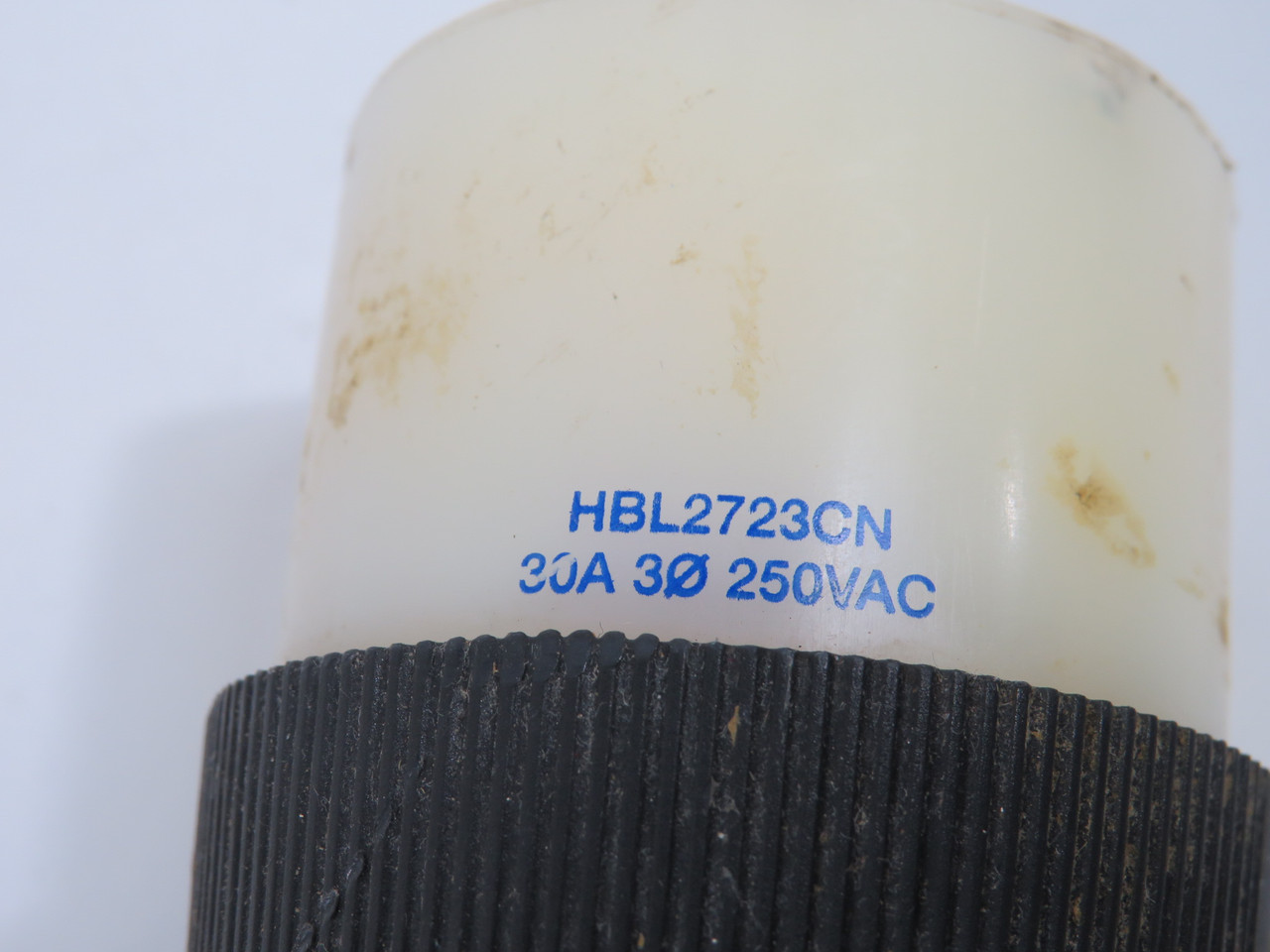 Hubbell HBL2723CN Connector 30A 250V 4W 3P L15-30R SHELF WEAR USED