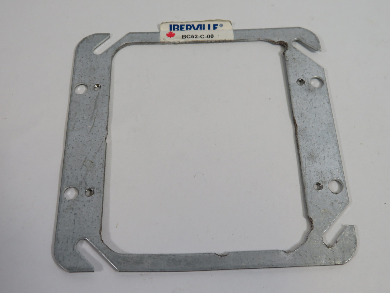 Iberville BC52-C-00 Square Box Cover 4-1/8" OD COSMETIC DAMAGE USED