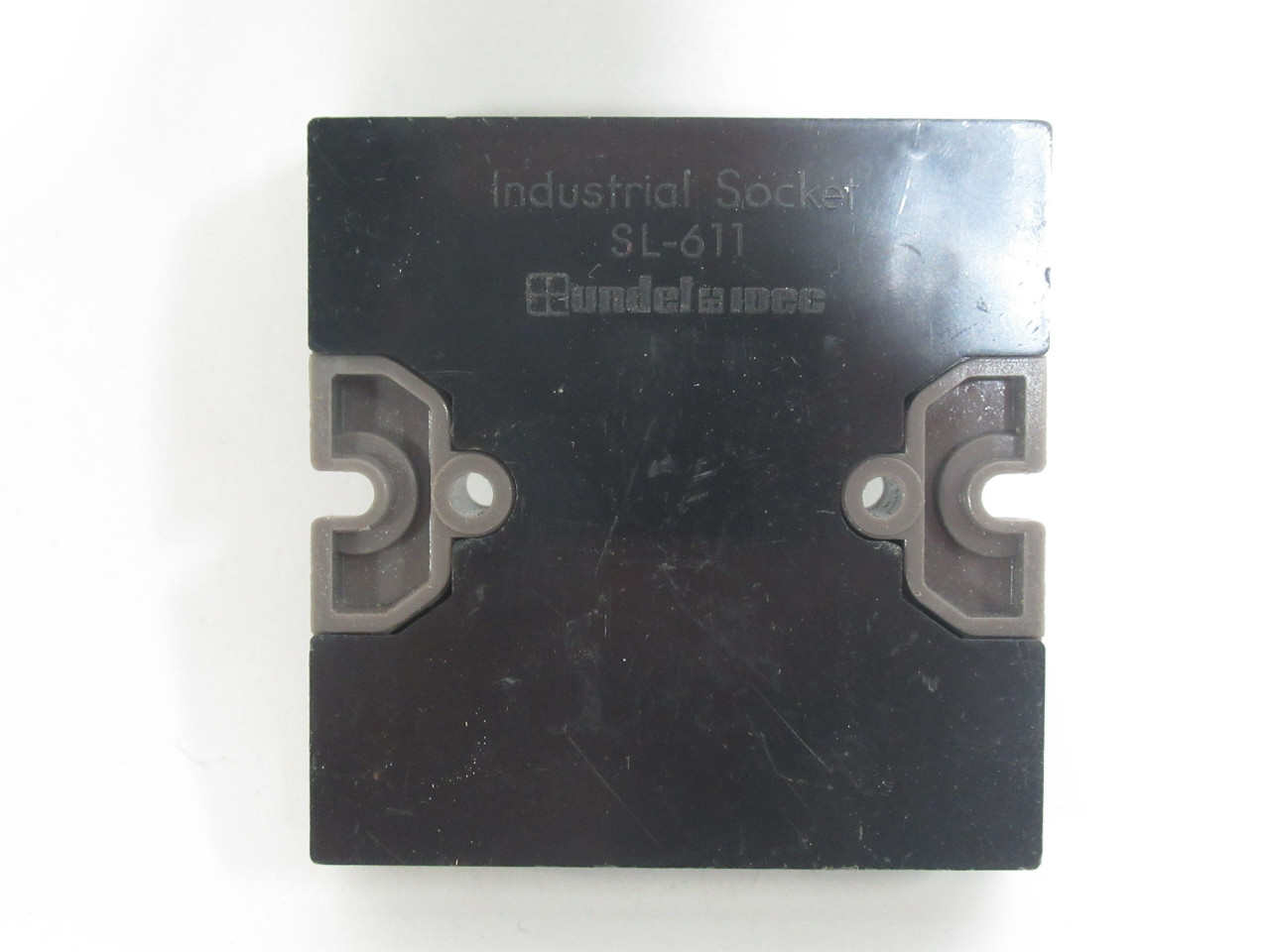 Idec SL-611 Dark Grey Relay Socket 10A 300V 11-Pin USED