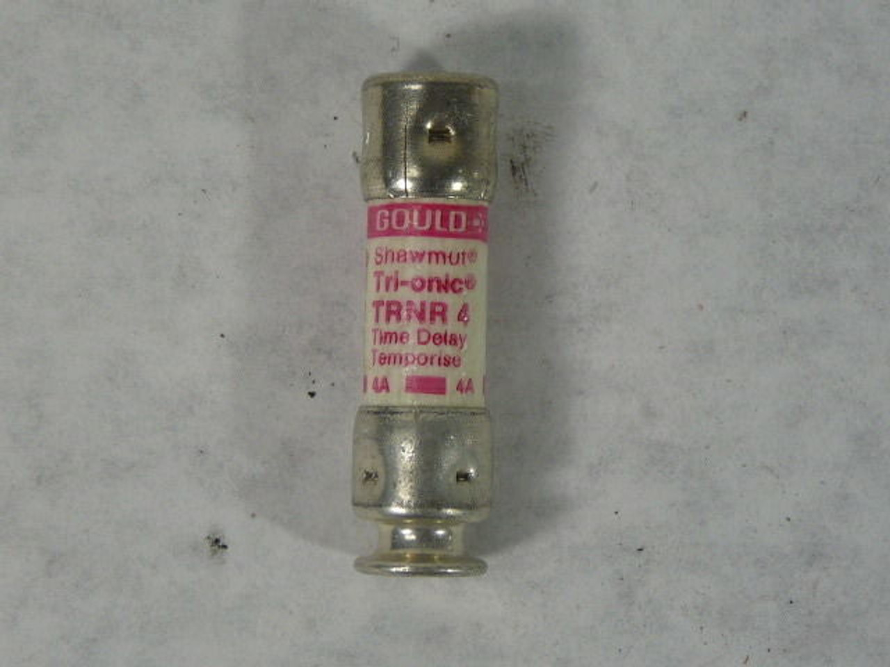 Gould Shawmut TRNR-4 Time Delay Fuse 4A 250V USED