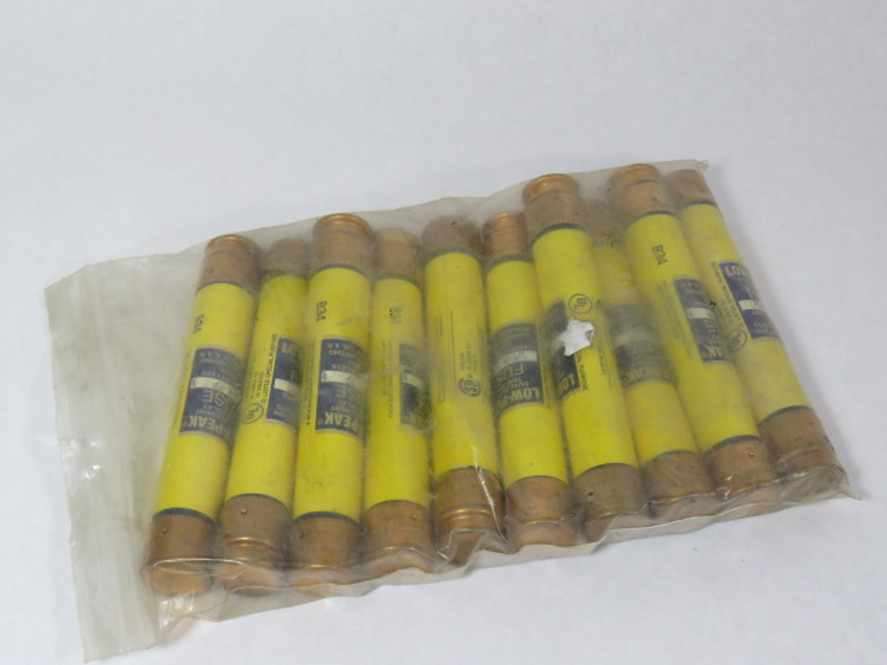 Low-Peak LPS-RK-2SP Dual Element Fuse 2A 600V Lot of 10 USED