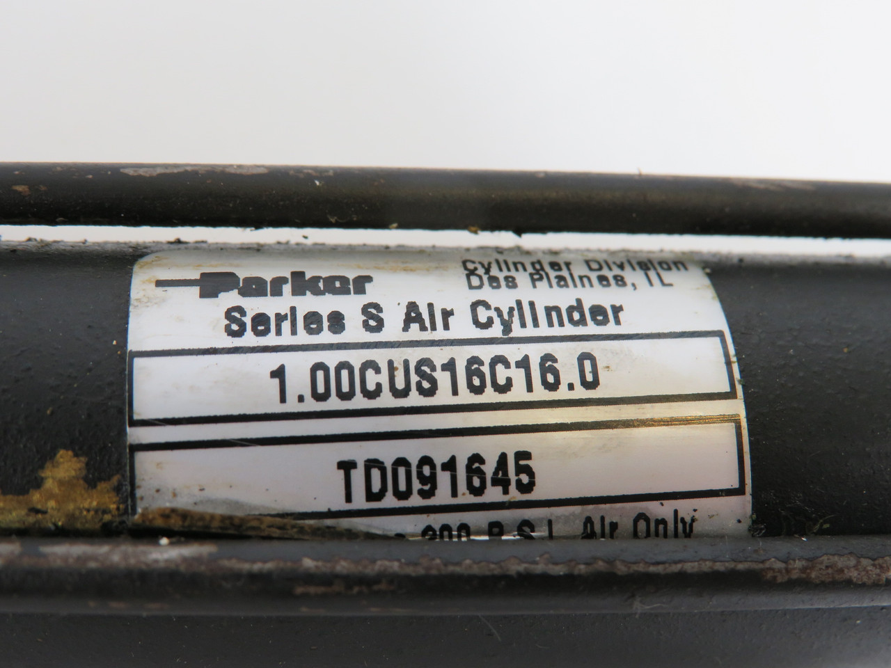 Parker 1.00CUS16C16.0 Air Cylinder 1" Bore 16" Stroke COSMETIC DAMAGE USED