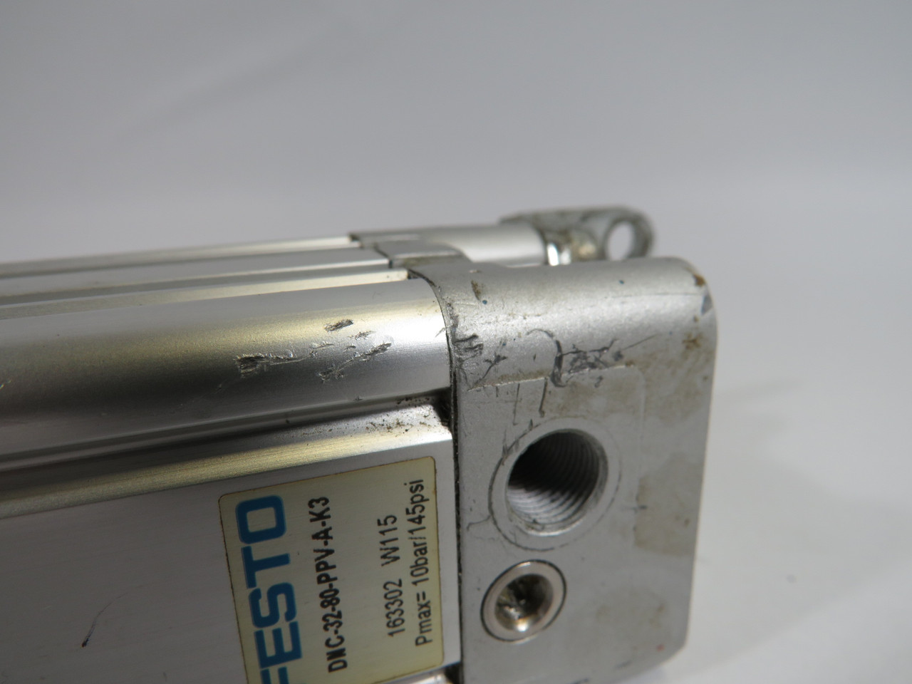 Festo DNC-32-80-PPV-A-K3 ISO Air Cylinder 32mm Bore 80mm Stroke COS DMG USED