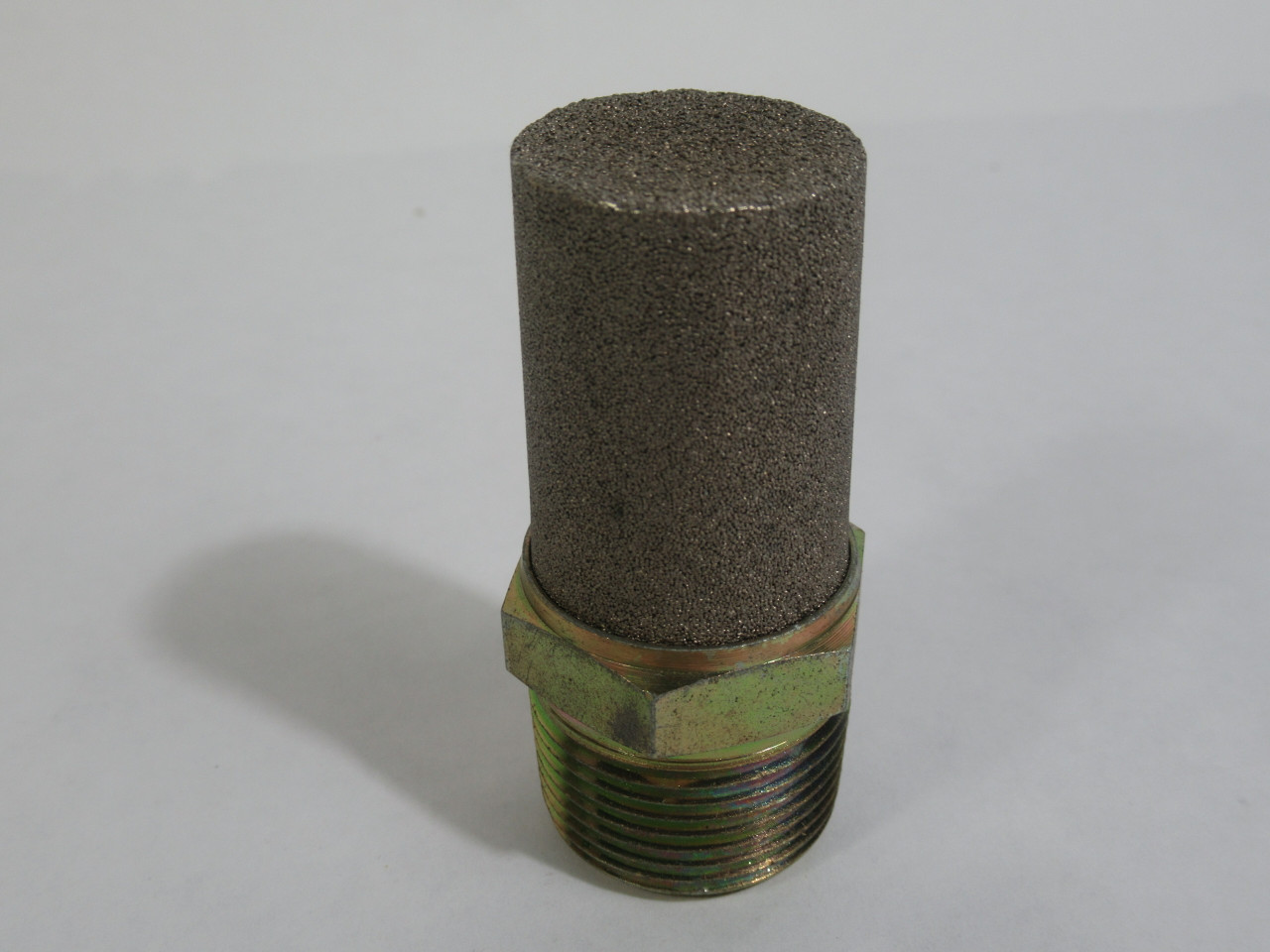Generic 20312-8 Muffler 1" Port 2-15/16" Length 1-5/16" Hex SHELF WEAR ! NOP !