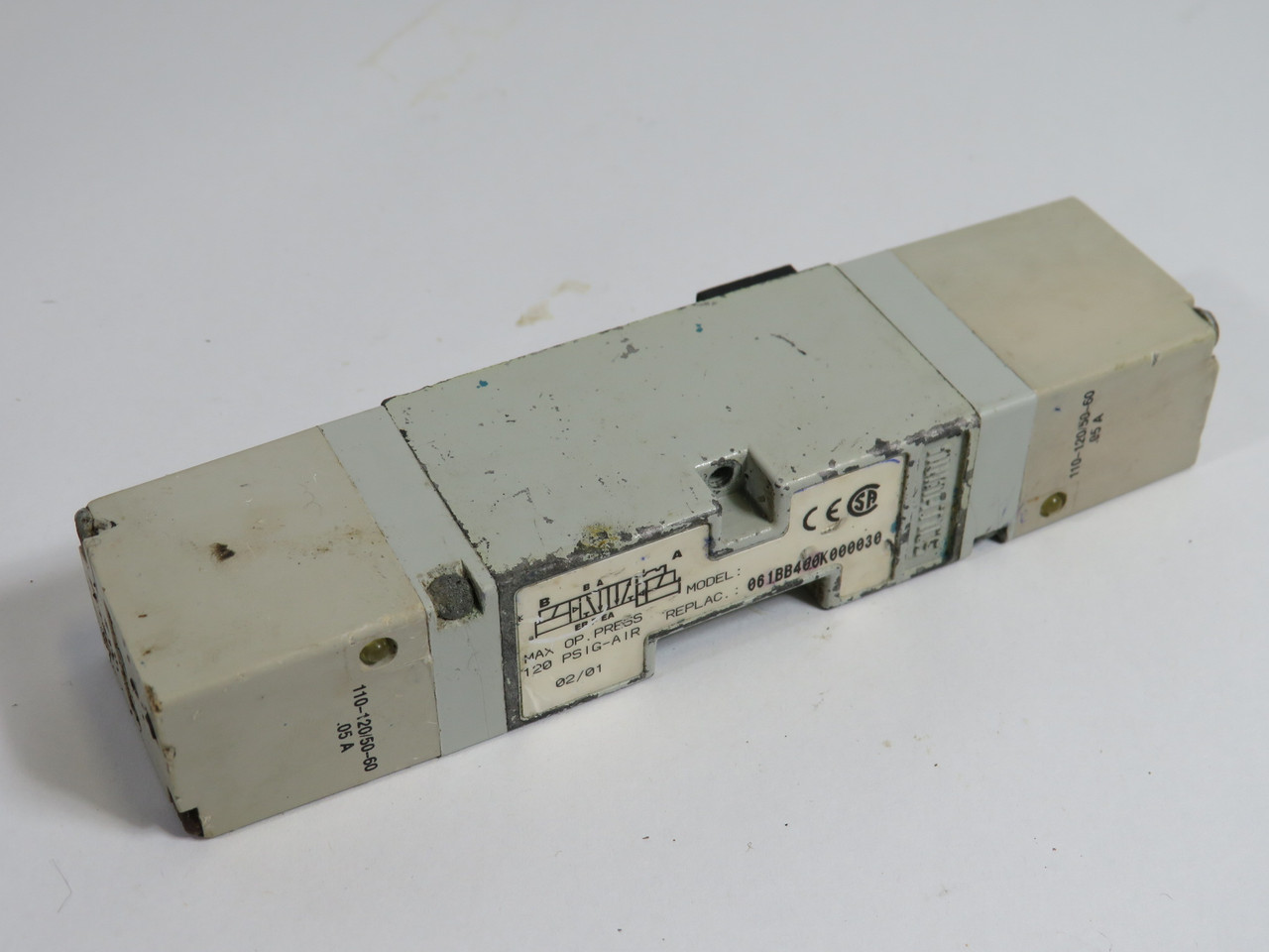 Numatics 061BB400K000030 Solenoid Valve 110-120V 50/60Hz SHELF WEAR USED
