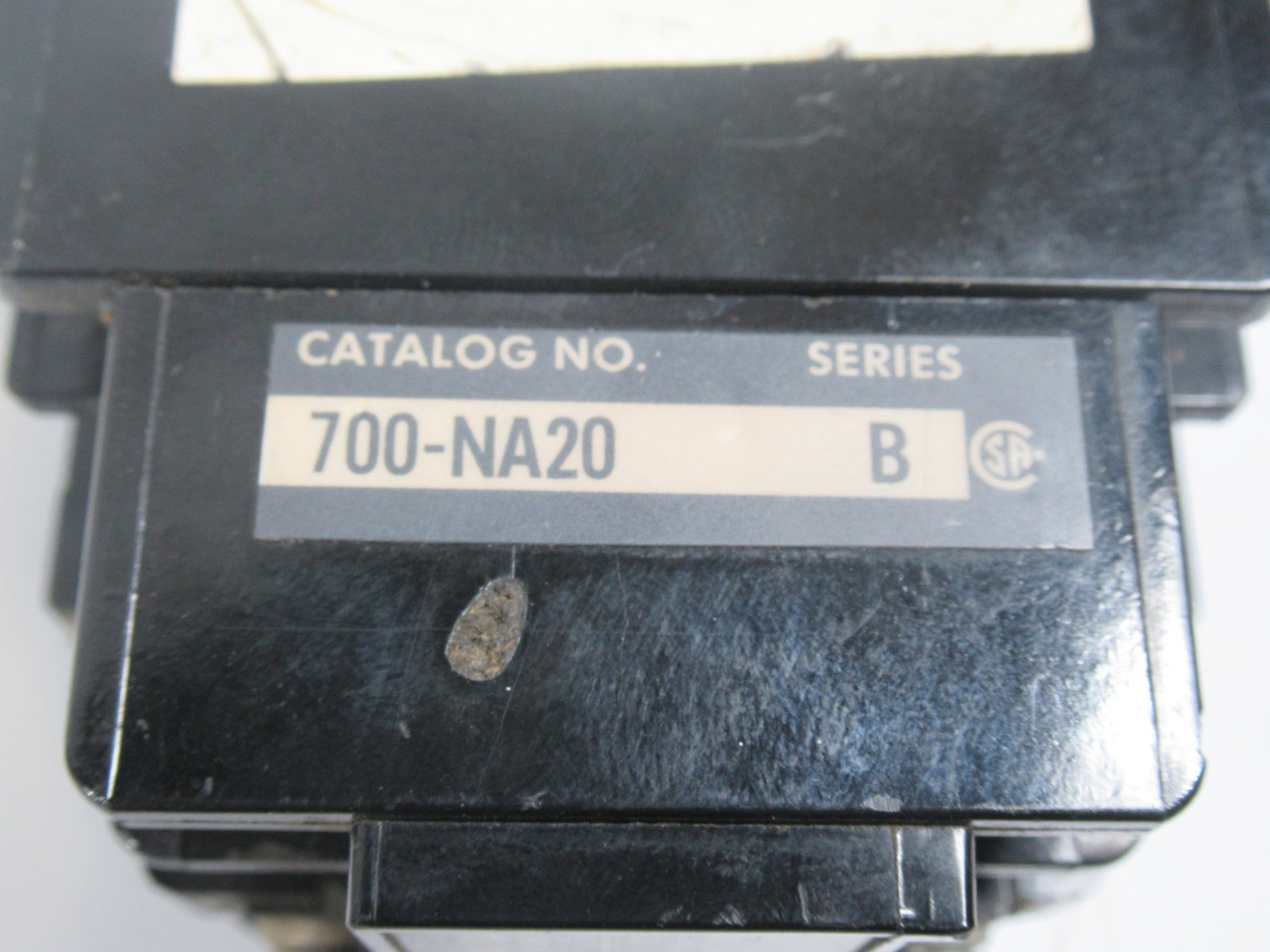 Allen-Bradley 700-NA200A1 AC Relay w Contactor Series C 110/120V 50/60Hz USED