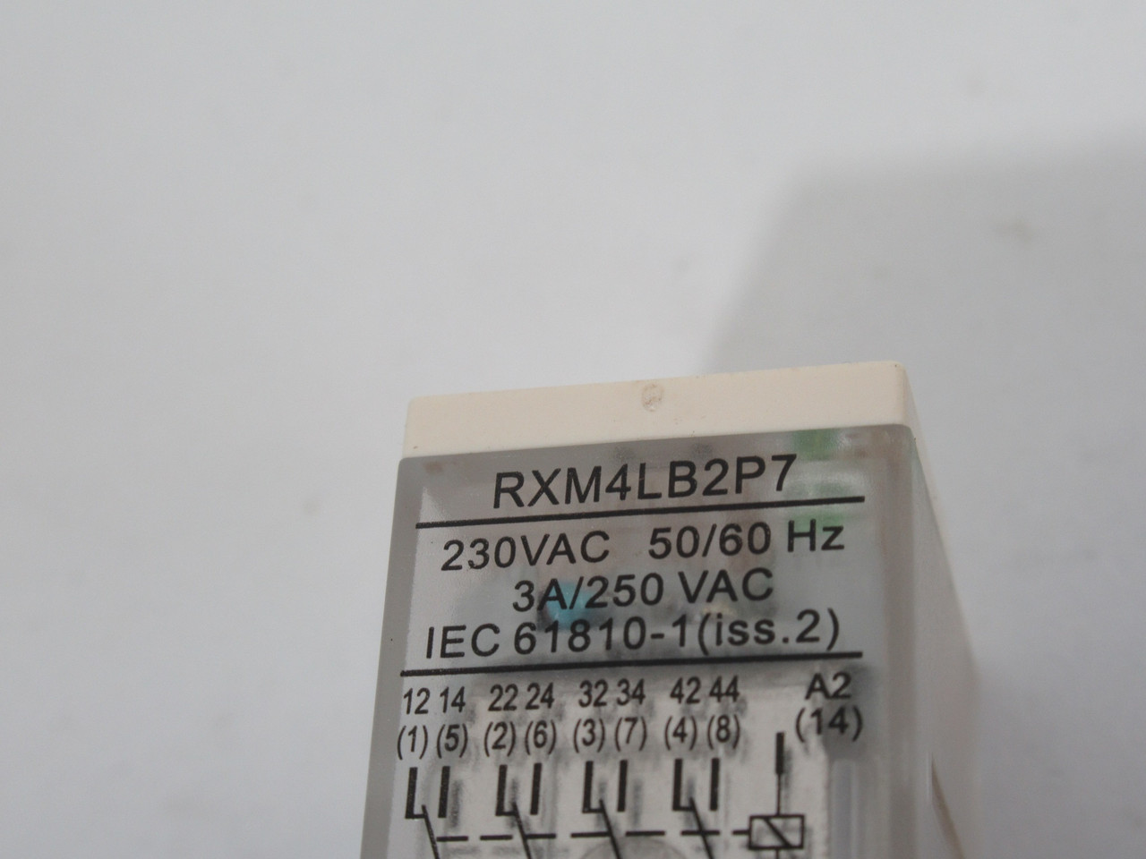 Schneider Electric RXM4LB2P7 General Relay 3A@250VAC 230VAC 50/60Hz USED