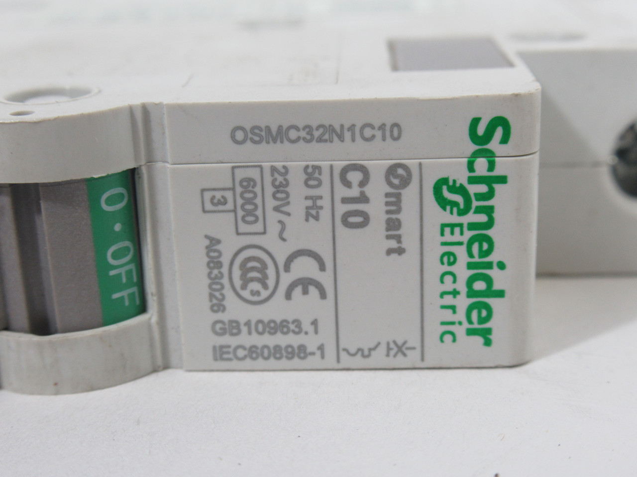 Schneider Electric OSMC32N1C10 Circuit Breaker 10A 230VAC 50Hz 1P USED