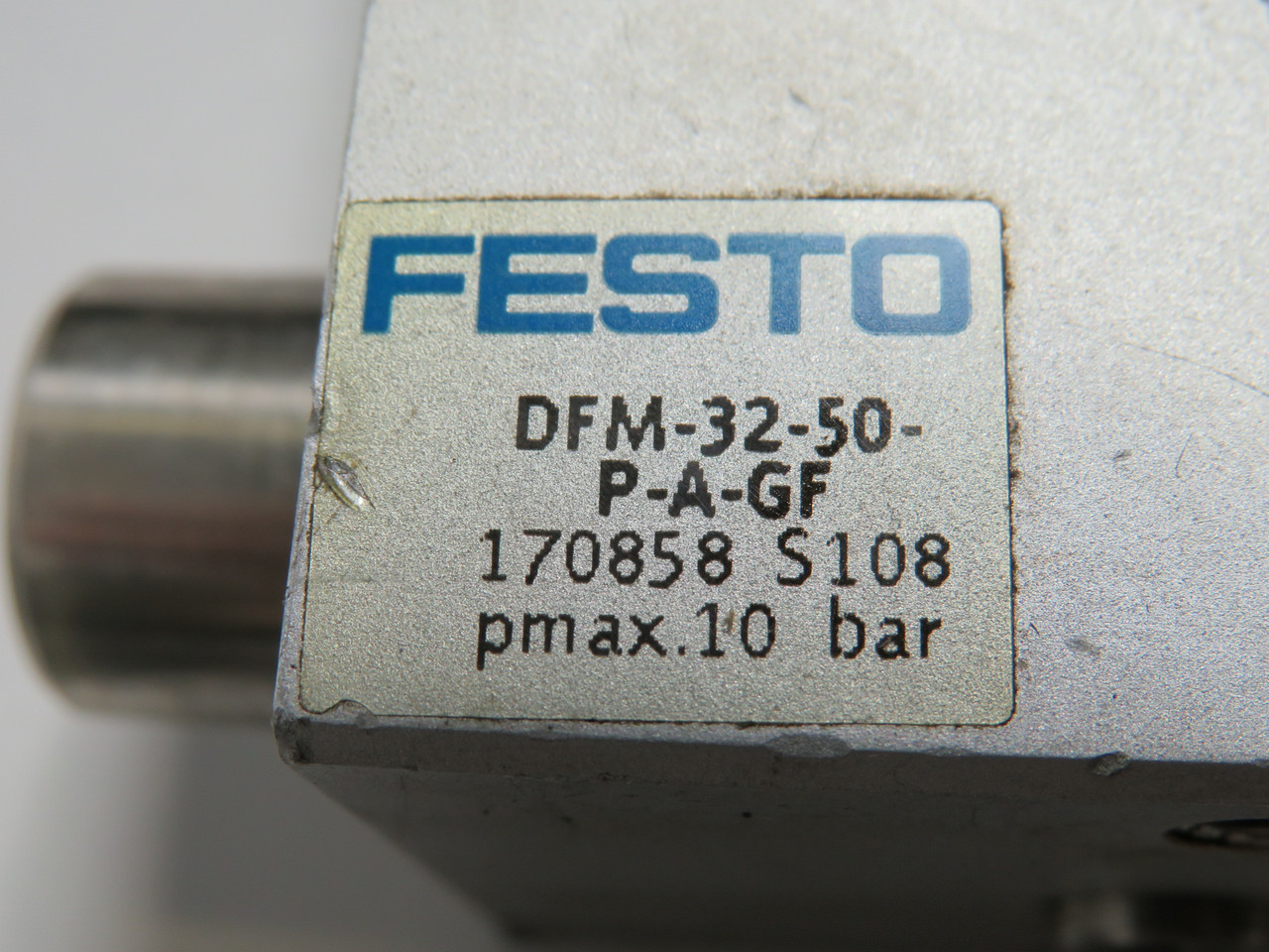 Festo 170858 DFM-32-50-P-A-GF Guide Cylinder 32mmB 50mmS SHELF WEAR USED