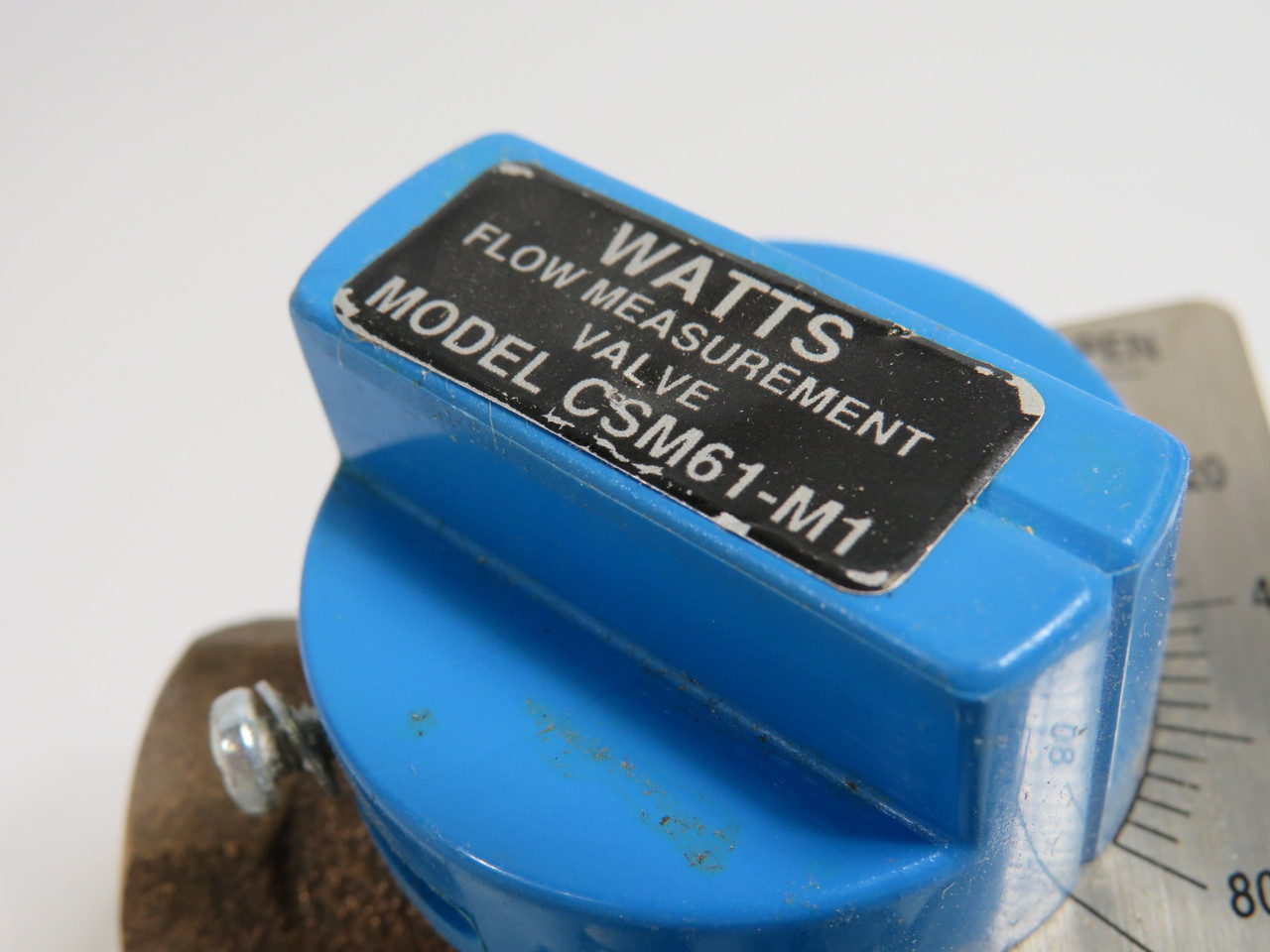 Watts 0856738 CSM-61T-M1 Flow Measurement Valve 3/4" Bronze SHELF WEAR ! NEW !