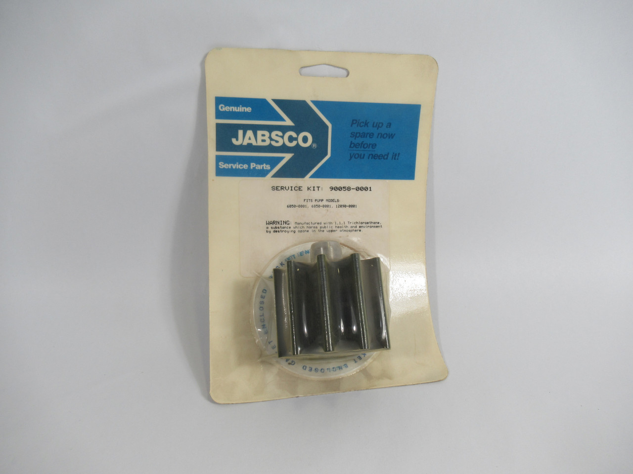 Jabsco 90058-0001 Pump Impeller for: 6050-0001,6850-0001 & 12090-0001  NEW