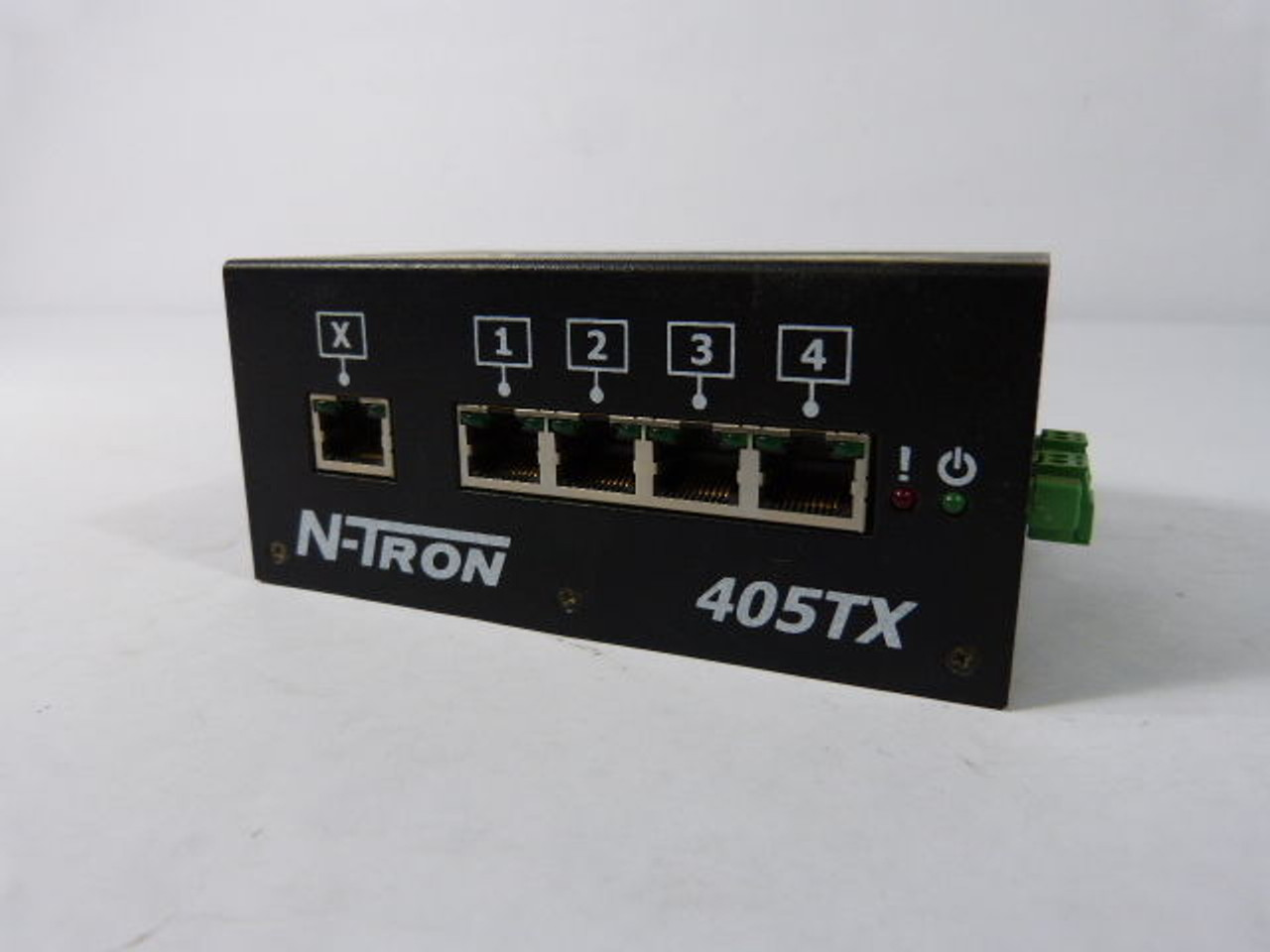 N-Tron 405TX Ethernet Switch 5-Port DIN Rail Mount 10-30VDC 0.25A USED