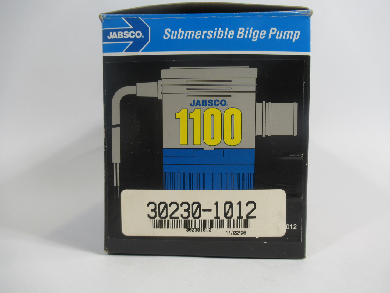 Jabsco 30230-1012 Submersible Bilge Pump 12 Volts *Missing Strainer*  NEW