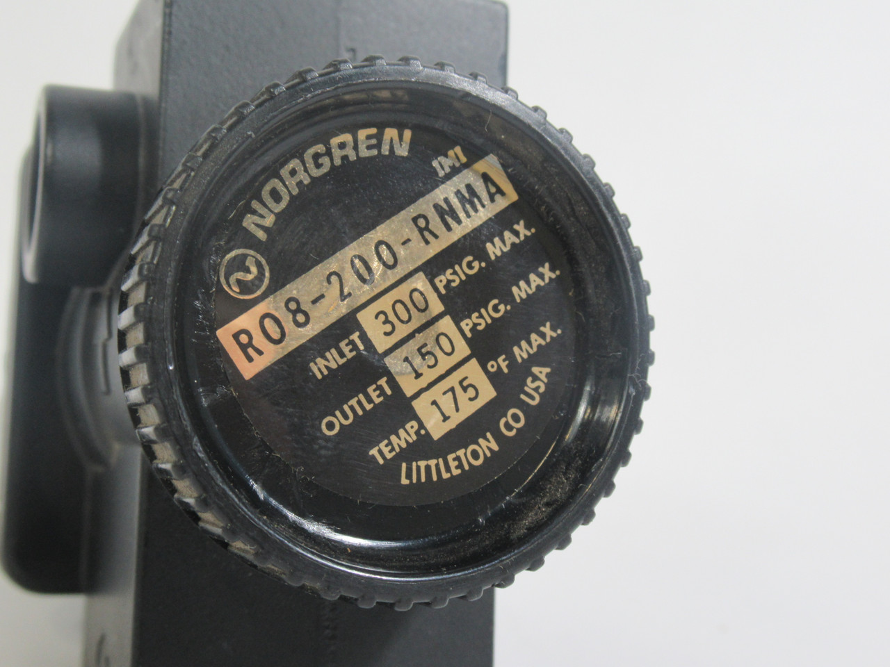 Norgren R08-200-RNMA Compressed Air Regulator 1/4"PTF 5-150psi NO GAUGE ! NOP !