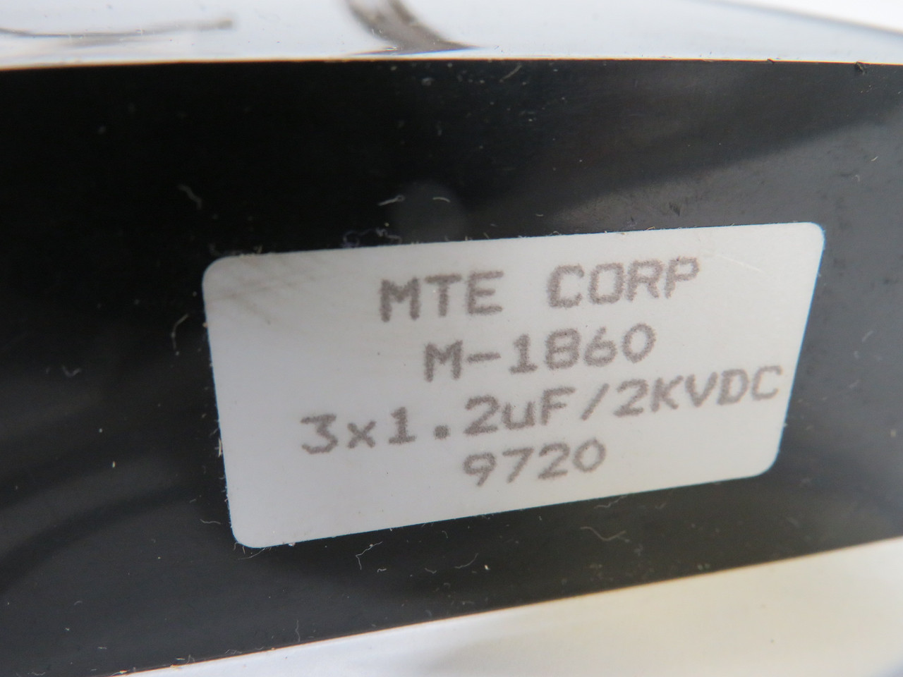 MTE M-1860 Capacitor 3X1.2uF 2000VDC ! NOP !