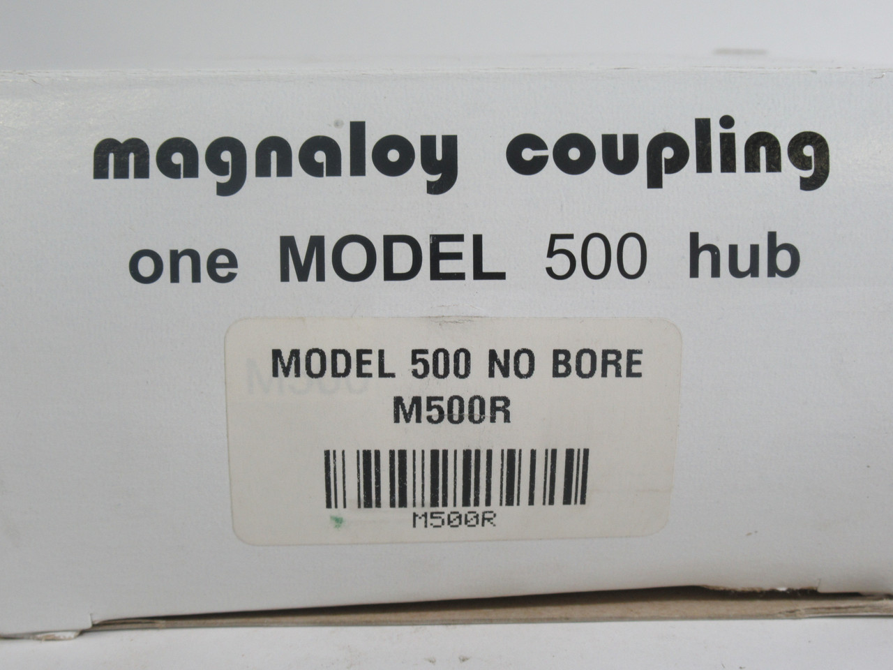 Magnaloy M500R Jaw Coupling Hub NO BORE 4"OD 1800RPM Max ! NEW !
