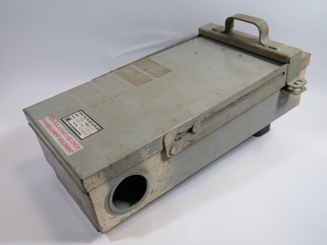 Hydel FE57320 Flex-A-Plug Fusible Disconnect 200A 600V 3P NO CLAMPS USED