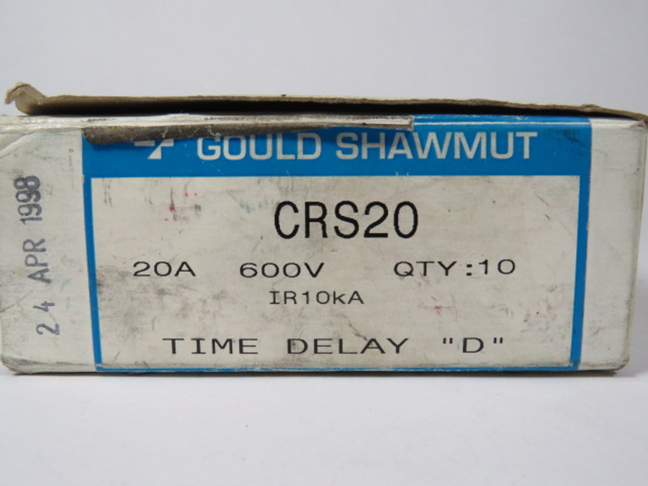 Gould Shawmut CRS20 Dual Element Fuse 20A 600V Lot of 10 USED