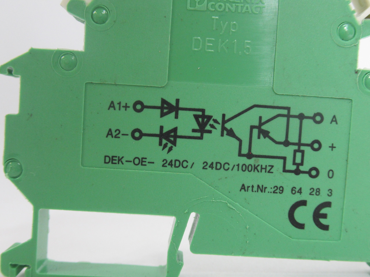 Phoenix Contact DEK-OE-24DC/24DC/100KHz Solid State Relay Terminal Block USED