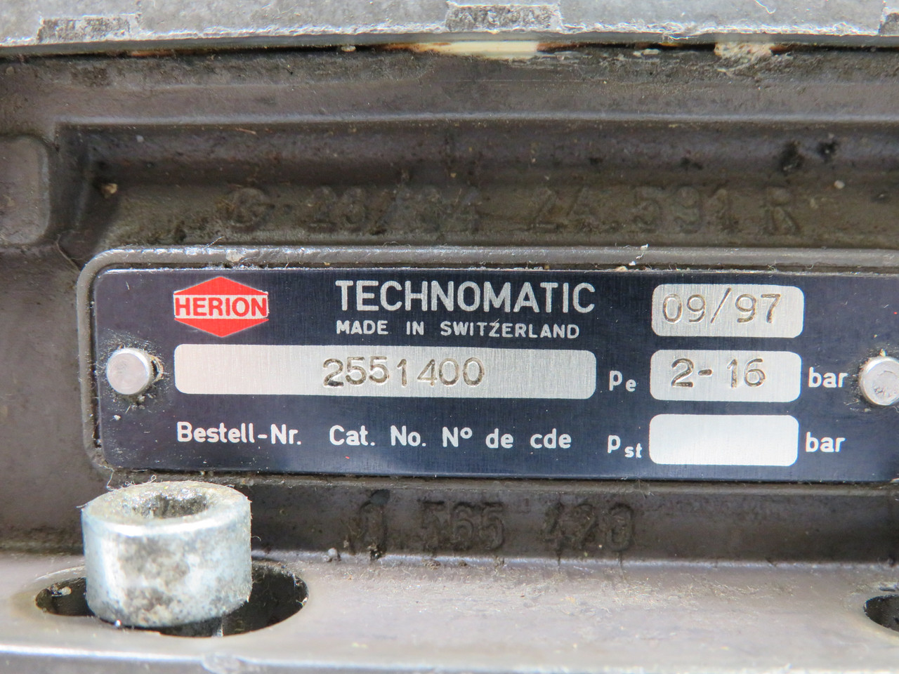 Herion 2551400 Solenoid Valve Assembly 2-16bar SHELF WEAR USED