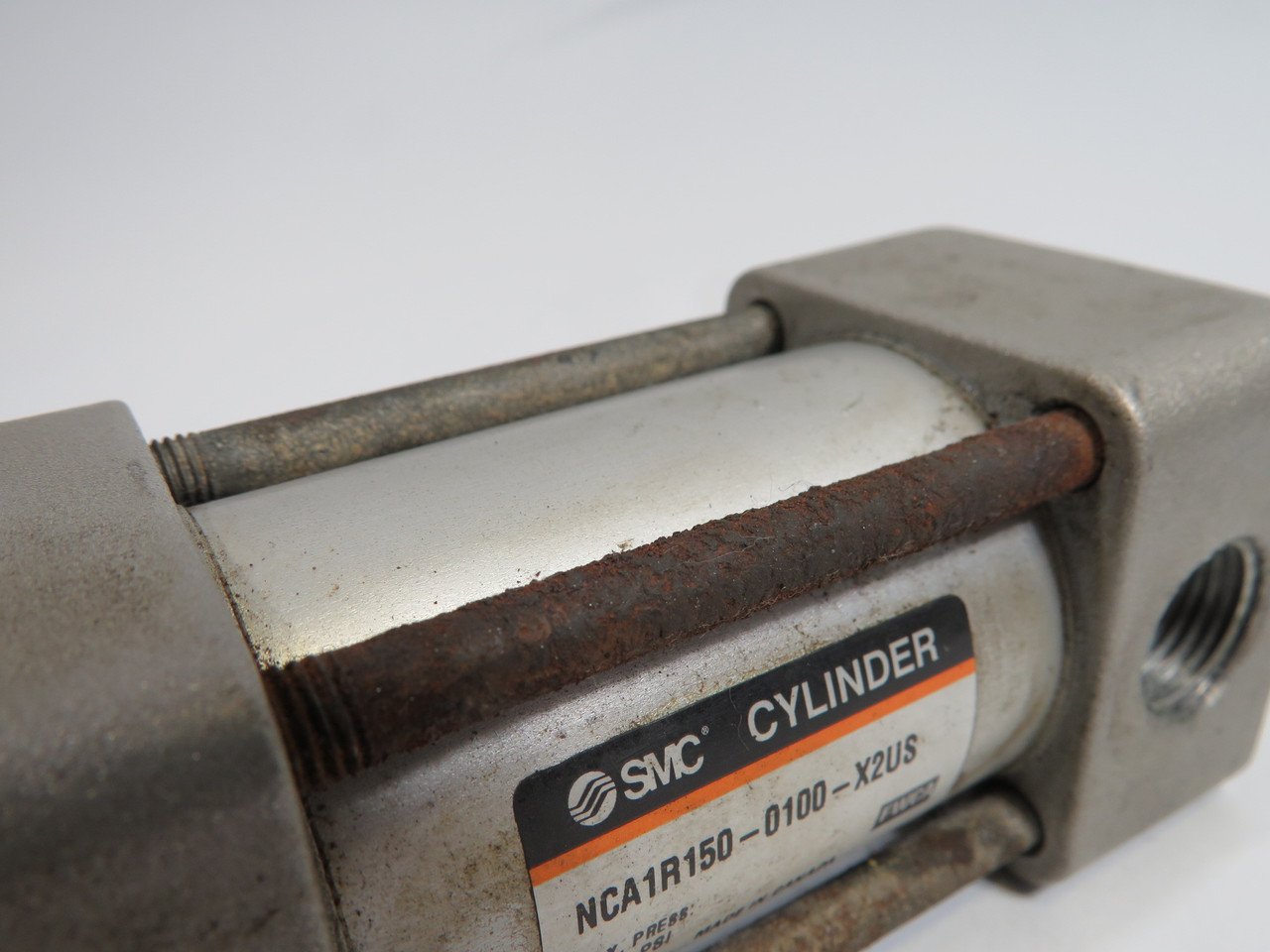 SMC NCA1R150-0100-X2US Med Duty Air Cylinder 1.5" B 1" S SHELF WEAR USED