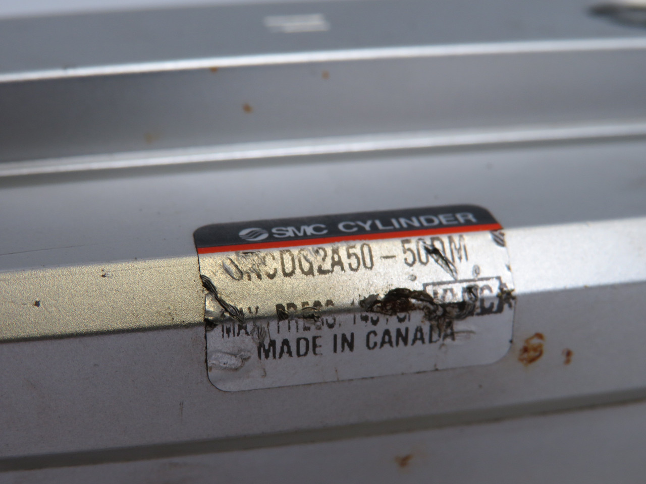 SMC NCDQ2A50-50DM Compact Air Cylinder 50mm Bore 50mm Stroke USED