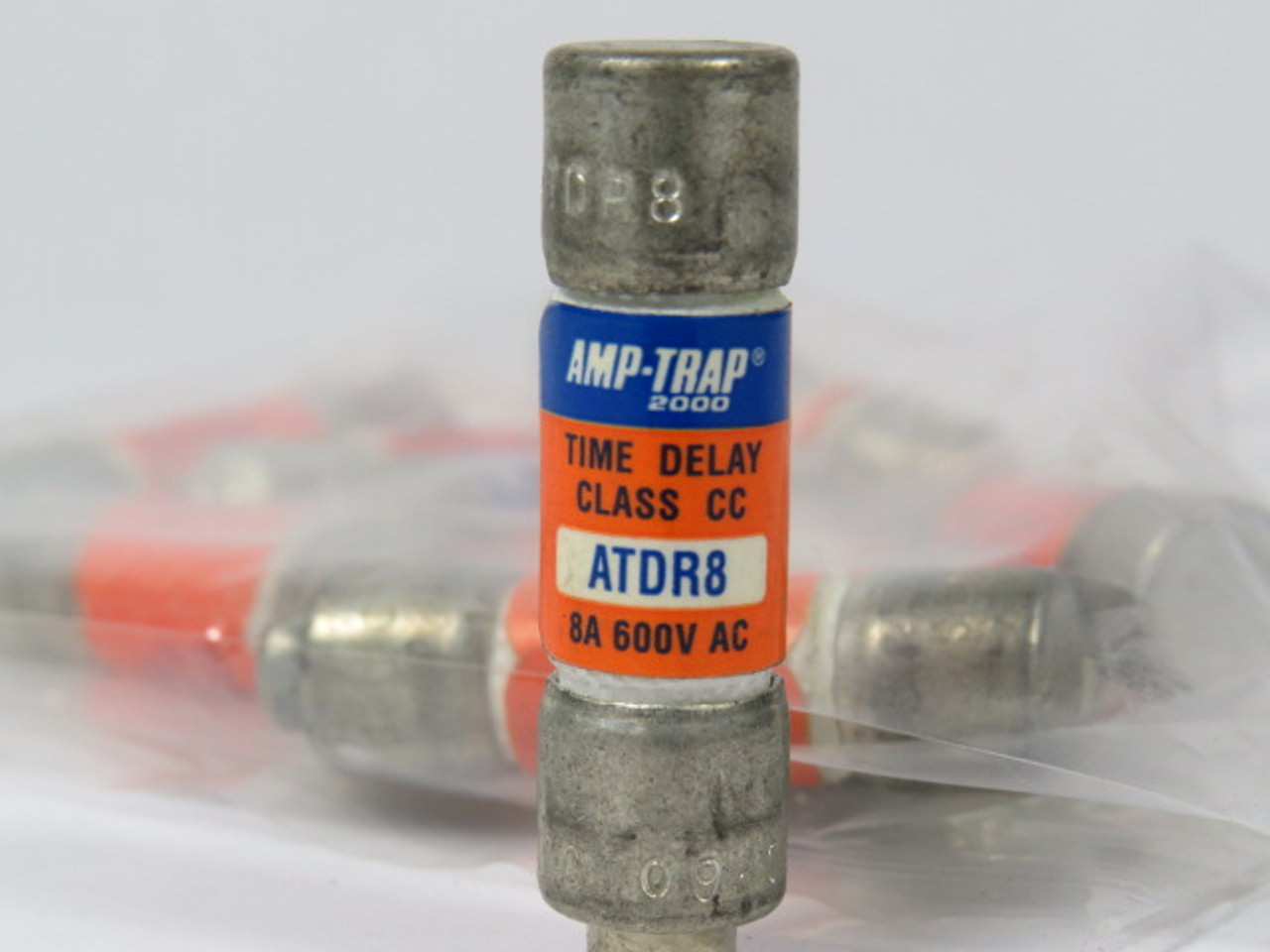 Amp-Trap ATDR8 Time Delay Fuse 8A 600V Lot of 10 USED