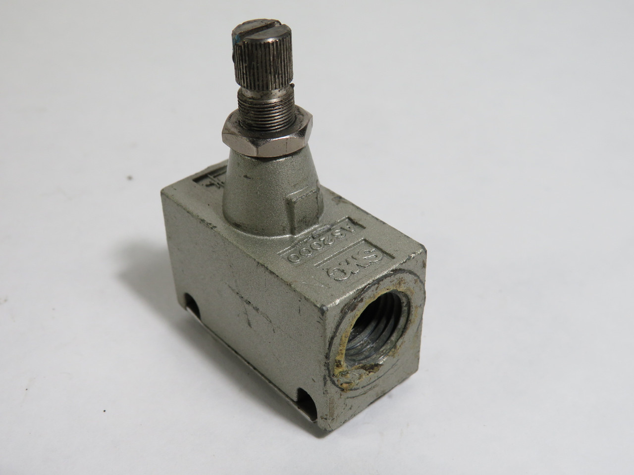 SMC AS2000-02 Pneumatic Control Valve 1/4" NPT COSMETIC DAMAGE USED