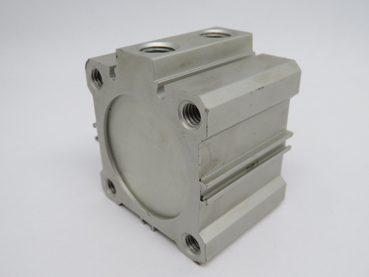 SMC NCDQ2A50-10DM Compact Cylinder 50mm Bore 10mm Stroke SHELF WEAR USED