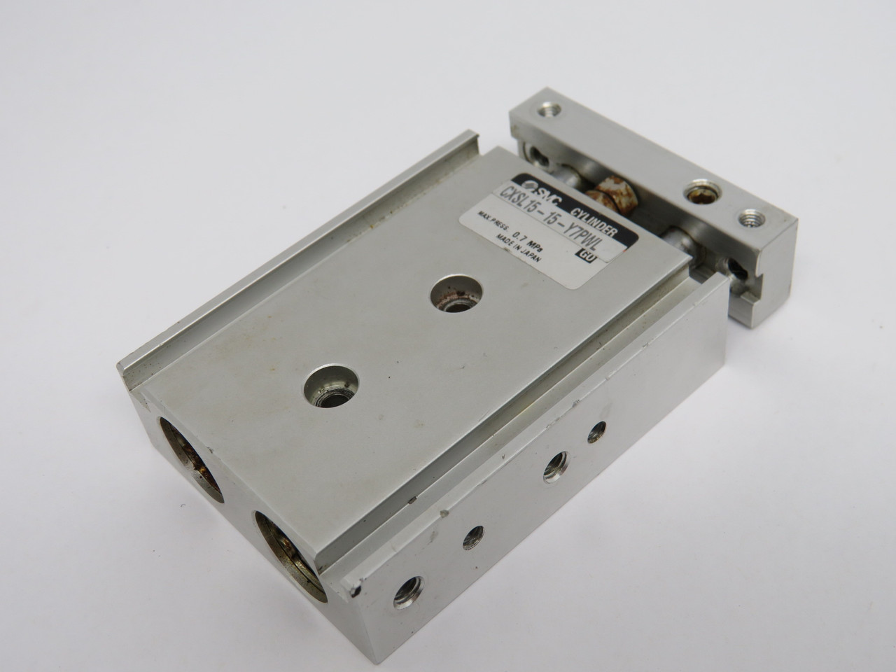 SMC CXSL15-15-Y7PWL Guided Cylinder 15mm Bore 15mm Stroke SHELF WEAR USED