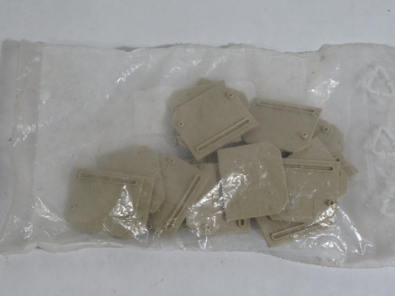 Weidmuller AP-SAK2.5 02795600000 Beige Terminal Block End Plate 20-Pack ! NWB !