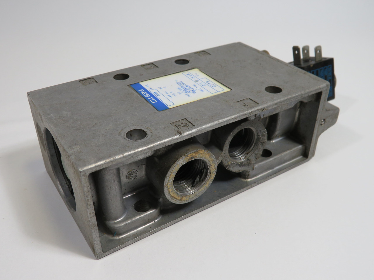 Festo MFH-5-1/2 6420 Solenoid Valve 110V@50/60Hz 120V/260Hz DAMAGE USED