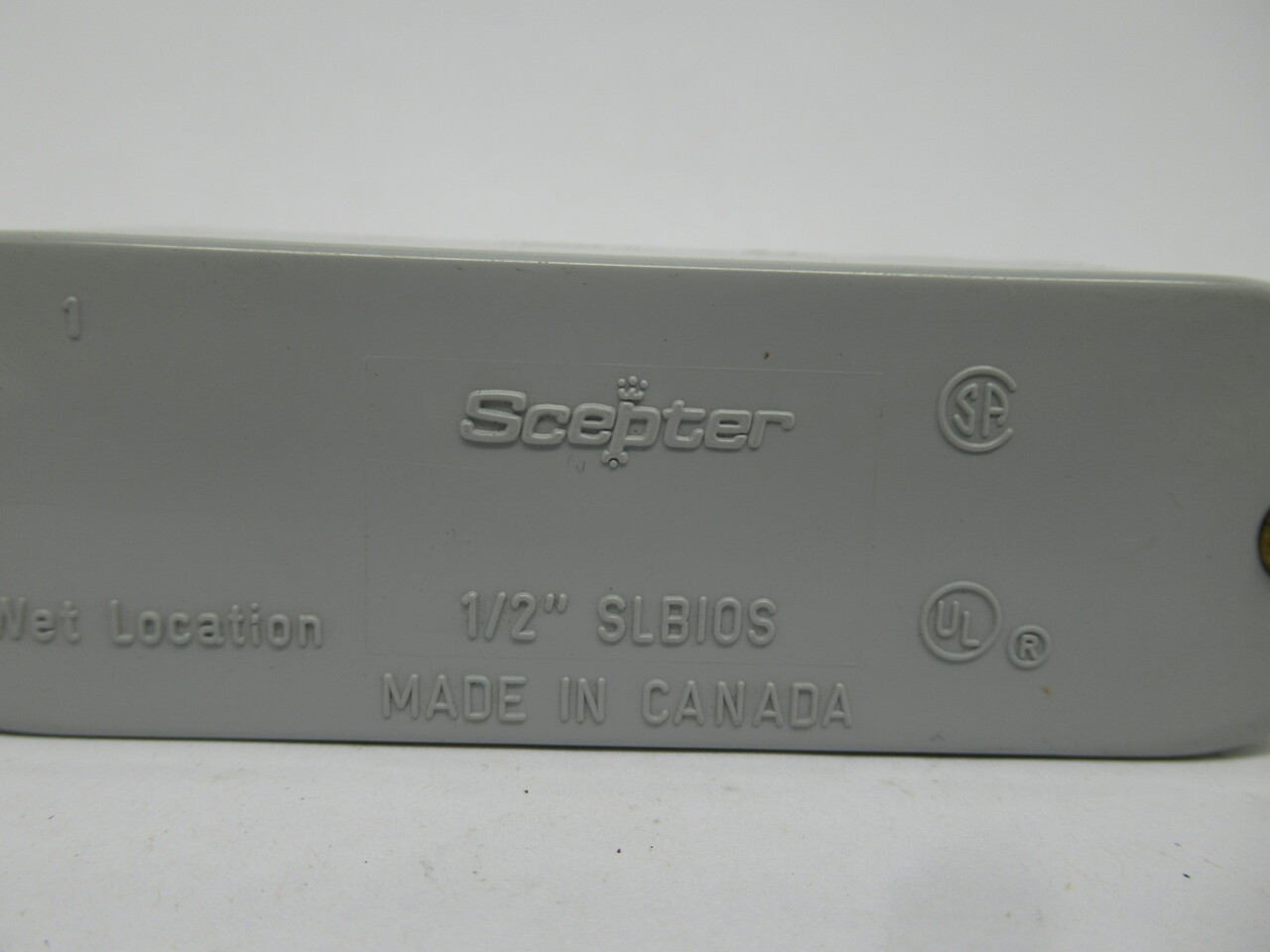 Scepter SLB10S Conduit Body 1/2" W/Cover ! NOP !