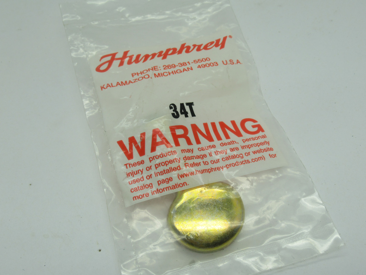 Humphrey 34T Fingertip Valve Operator NWB