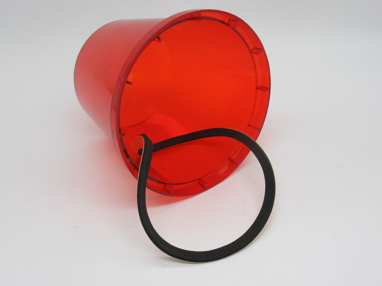 Generic BEACON Plastic Beacon Light Cover RED 5-7/16"Dia. 5-1/8"Height NOP