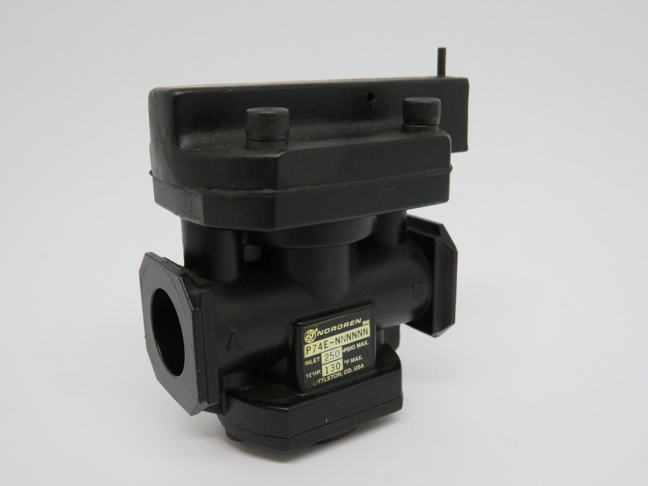 Norgren P74E-NNNNNN Smooth Start Valve 1/2" 2-Port 2-Position 250psig USED