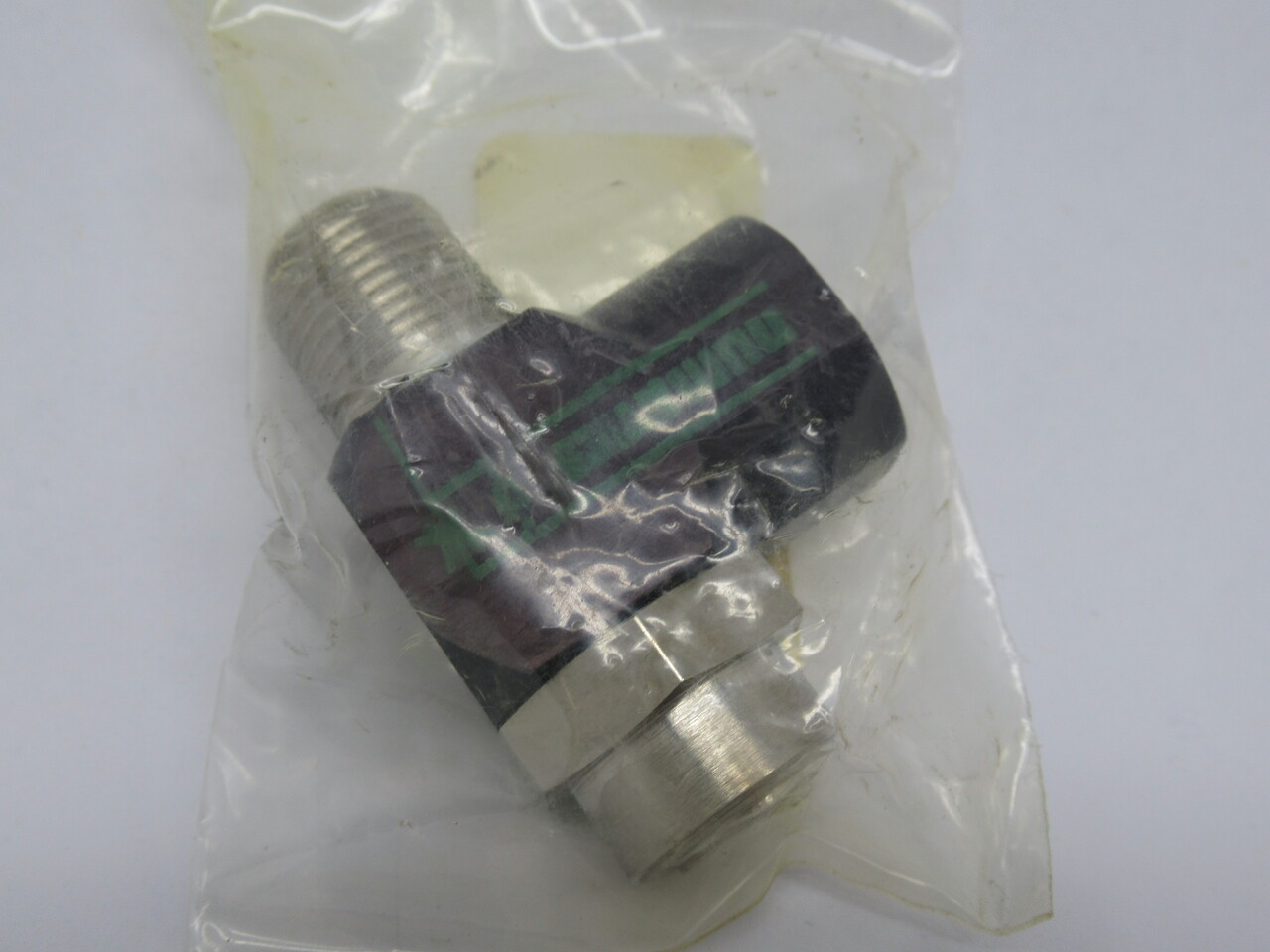 Numatics 3FCRN Right Angle Flow Control Valve 3/8" NEW