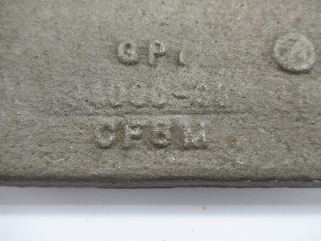 Generic CF8M Stainless Steel Mounting Plate 11"x11" Frame 2-1/2" Bore USED