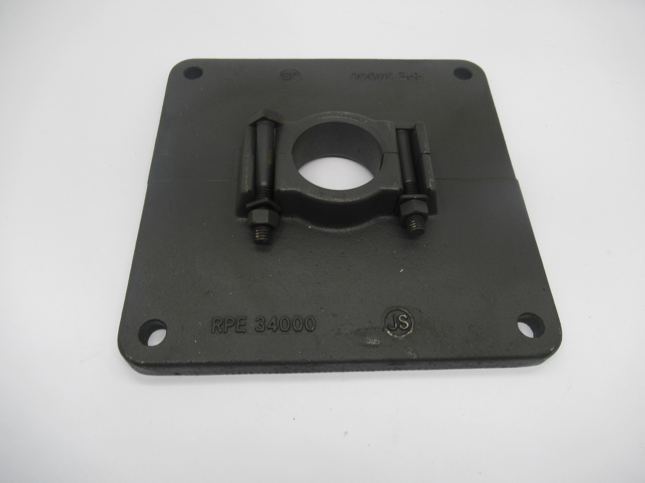 Generic RPE-34000 Steel Mounting Plate 11"x11" Frame 2-1/2" Bore USED