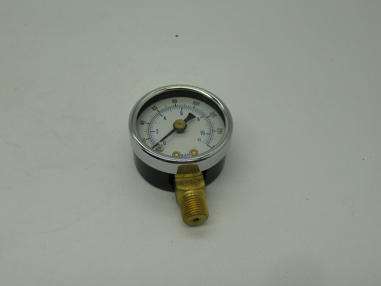 Generic 1511-160 1-1/2" Dry Power Gauge 1/8 NPT Brass Lower 0-160Psi NEW