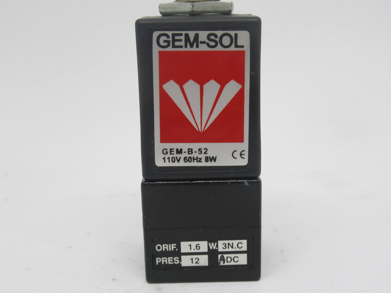 Baccara GEM-B-52 Solenoid Coil Assembly 110VAC 60Hz 8W USED