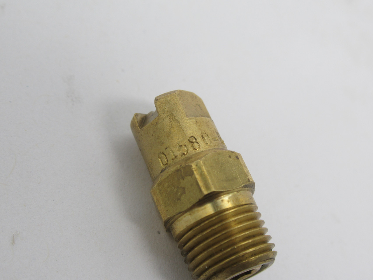 Bete NF01580-BCV Standard Fan Nozzle 80Deg Spray 1/8"NPT .88"L .44"Hex 10Pk USED