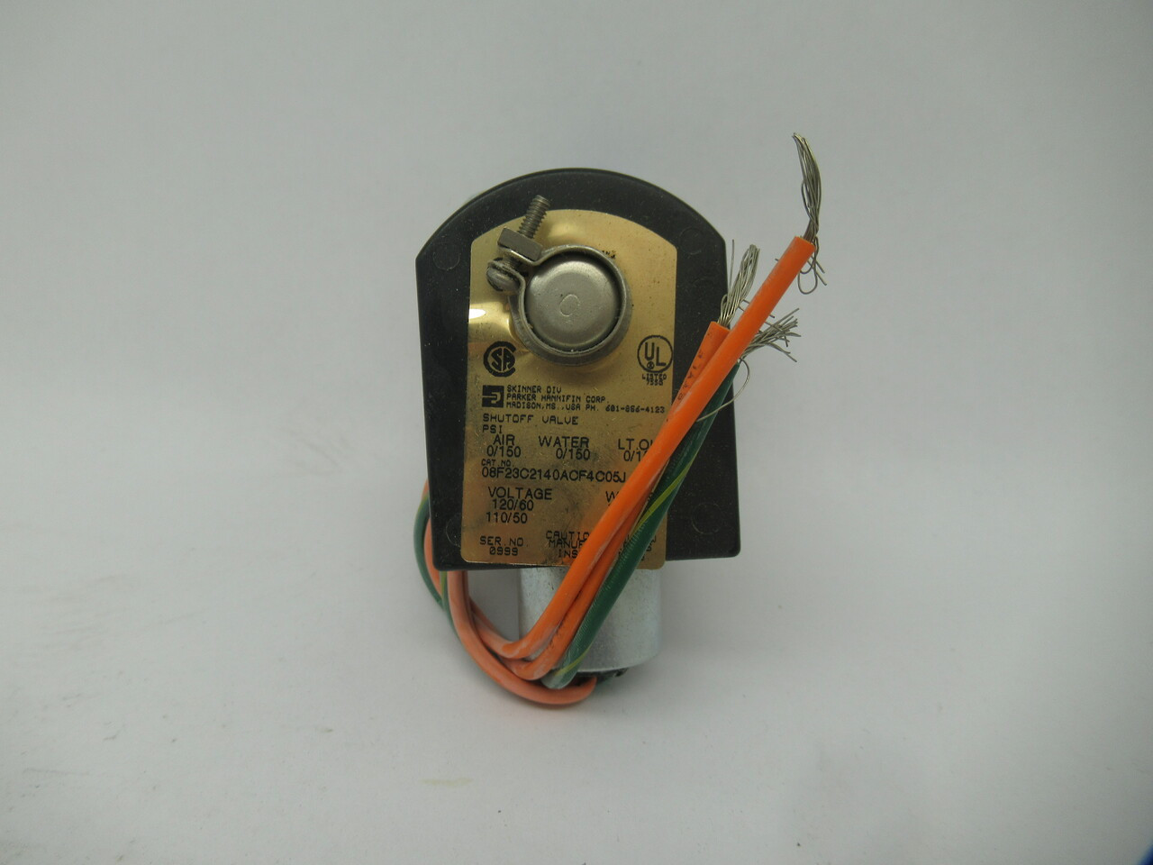 Parker 08F23C2140ACF4C05J Solenoid Valve 1/2NPT 110/120V 11W Brass NEW